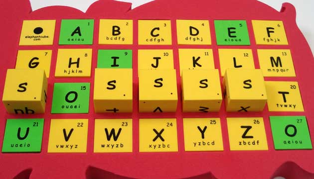 Jumble ABC (English Alphabet/Phonics/Spelling Blocks) english alphabet spelling dice