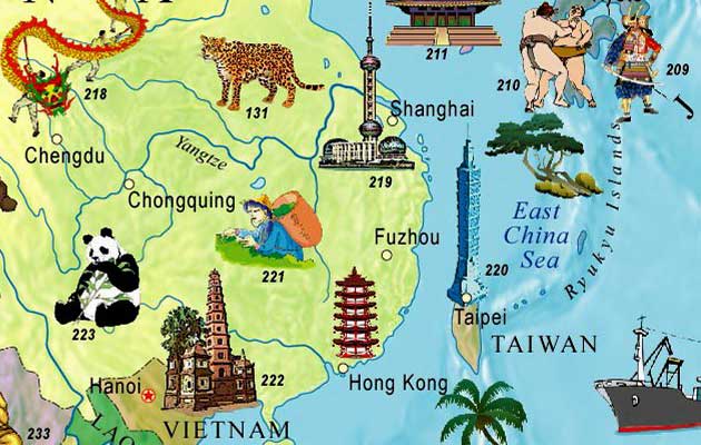 kids children english world map